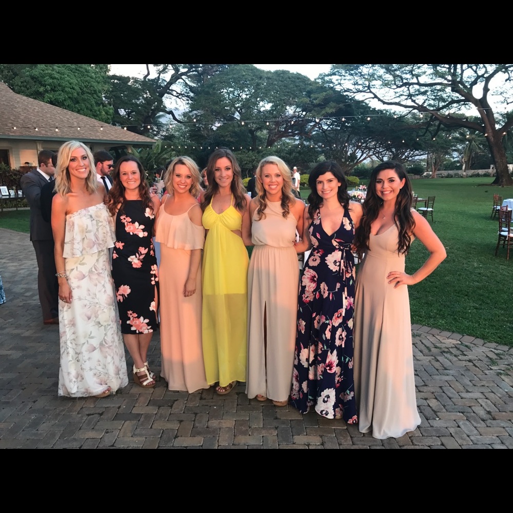 Show Me Your Mumu Beige Bridesmaids Dress